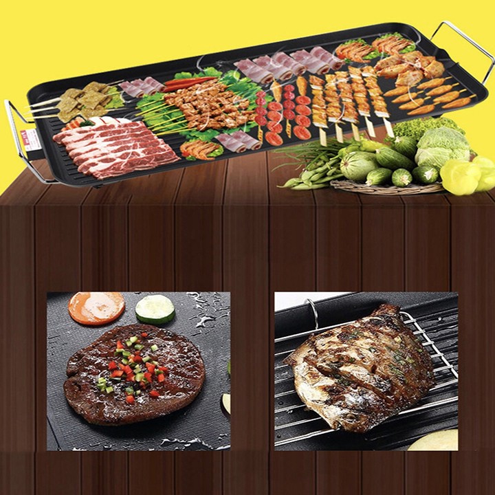 Bếp nướng BBQ điện 40*23cm ( núm xoay điều chỉnh nhiệt độ )