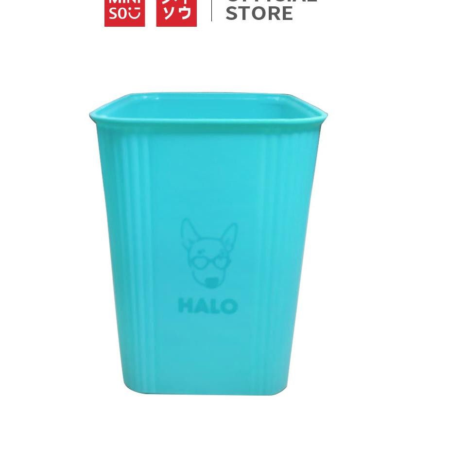 Thùng Rác Miniso Để Bàn Có Nắp Lắc Tiện Dụng