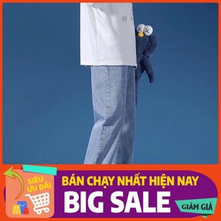 Quần jean Baggy ống suông, rộng nam, nữ TR01 hottrend hàn quốc 2021 New