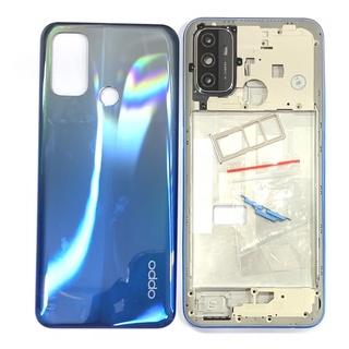Vỏ bộ Oppo A53 full bộ (khung sườn + nút , khai sim , kính camera )