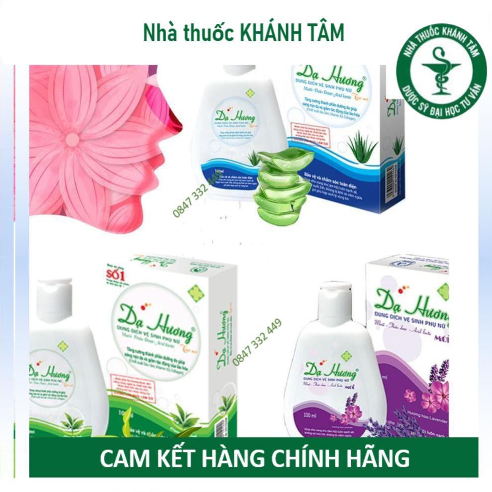 ! ! Dung dịch vệ sinh phụ nữ Dạ Hương Nha đam, Lavender, Trà xanh [DDVS]