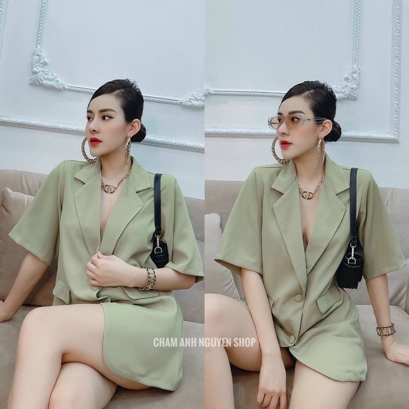 áo vets khuy bọc 4 màu sz sm