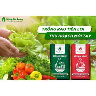 Đất Sạch Hữu Cơ SFARM Đã Trộn Sẵn Và Có Đầy Đủ Phân