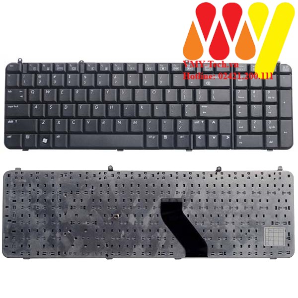 Bàn phím laptop HP Compaq Presario A900 A909 A945 Cáp Cong NEW 100%