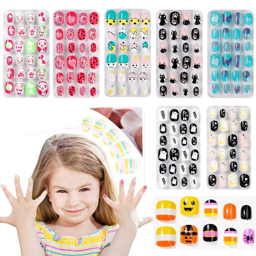 Set 24 Móng Tay Giả Trang Trí Thời Trang Cho Nữ MIHAN1