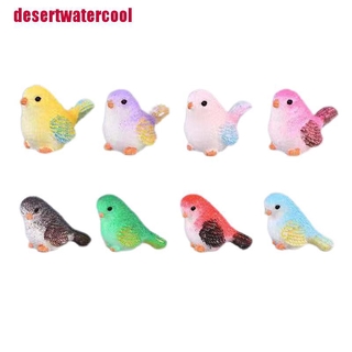 [desertwatercool]Resin Simulation Bird Figurine Outdoor Garden Balcony Succulents Pot Ornaments