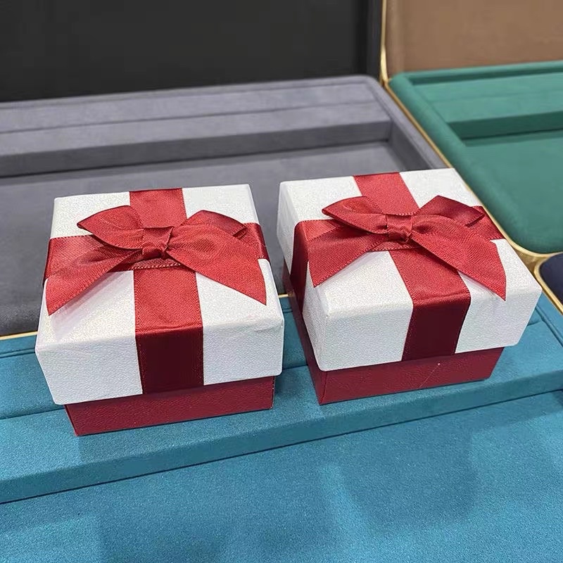 Hộp quà tặng, đựng trang sức, dây chuyền, khuyên tai, nhẫn, cài áo,vòng tay, hộp giấy quà - Hộp nơ đựng son,mỹ phẩm