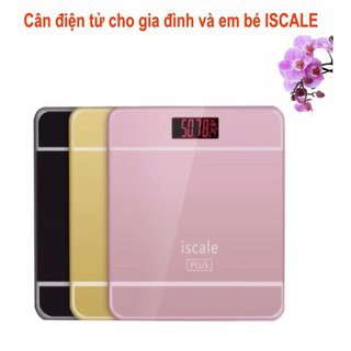 Cân Điện Tử, Cân Sức Khỏe ISCALE PHONE, Trọng Lượng Tối Đa 200Kg, Nhỏ Gọn, Tiện Dụng, Bảo Hành 6 Tháng