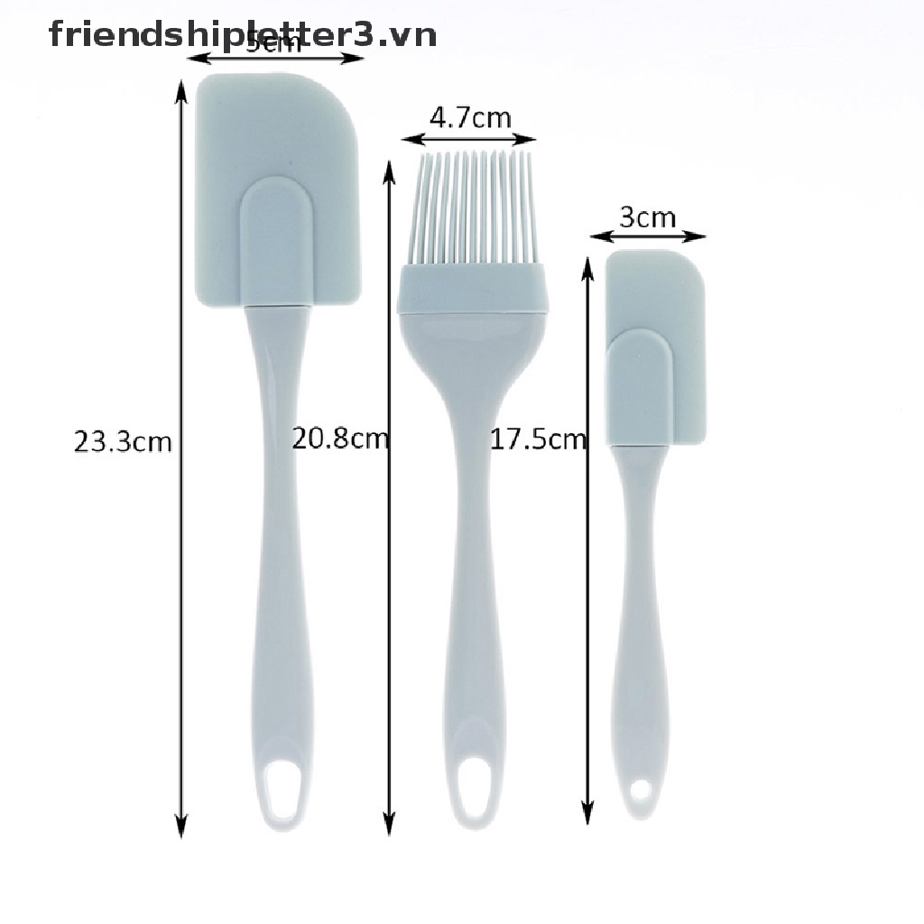 Set 3 / 1 / 3 Dụng Cụ Nấu Ăn Bằng Silicon Tiện Dụng Cho Nhà Bếp