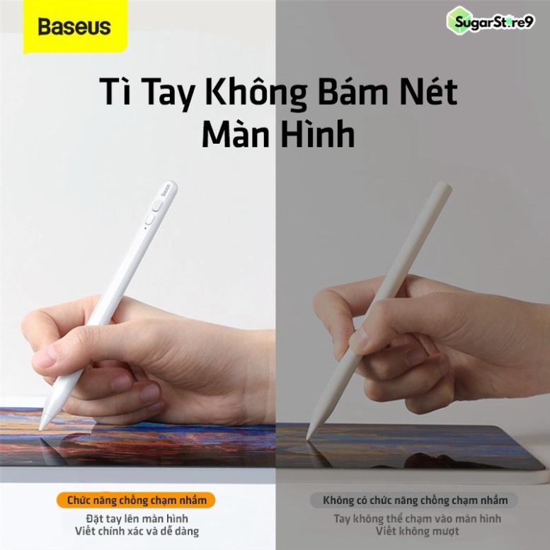 Bút Cảm Ứng - Bút Cảm Ứng Baseus Smooth Điện Dung Cảm Ứng Màn Hình Cho Ipad Pro Air Apple iPad Pencil 2 - TopLink