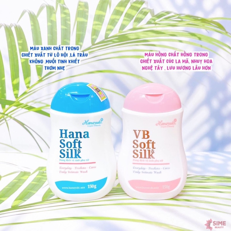 [Chính Hãng Giá Sỉ]✅ Dung Dịch Vệ Sinh Phụ Nữ- Hanayuki-Hana Soft Silk &amp; VB Soft Silk✅