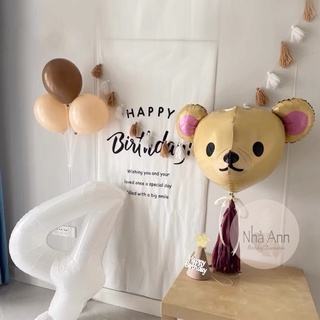 BÓNG SỐ DECOR SINH NHẬT HÀN QUỐC - NHÀ ANN