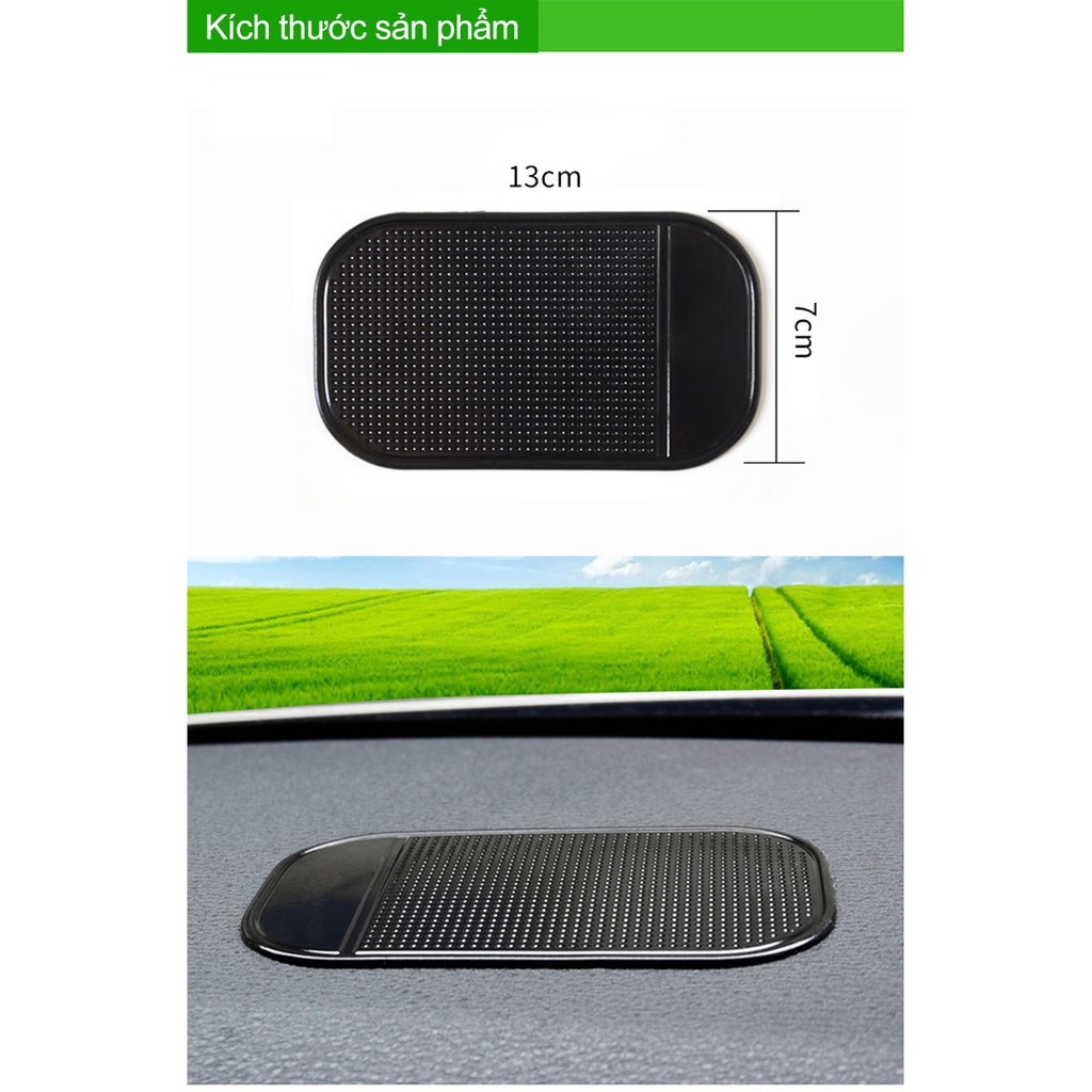 Tấm lót silicon cho điện thoại di động, ổn định trong xe hơi, điện thoại di động pad chống trượt (1pc) | BigBuy360 - bigbuy360.vn