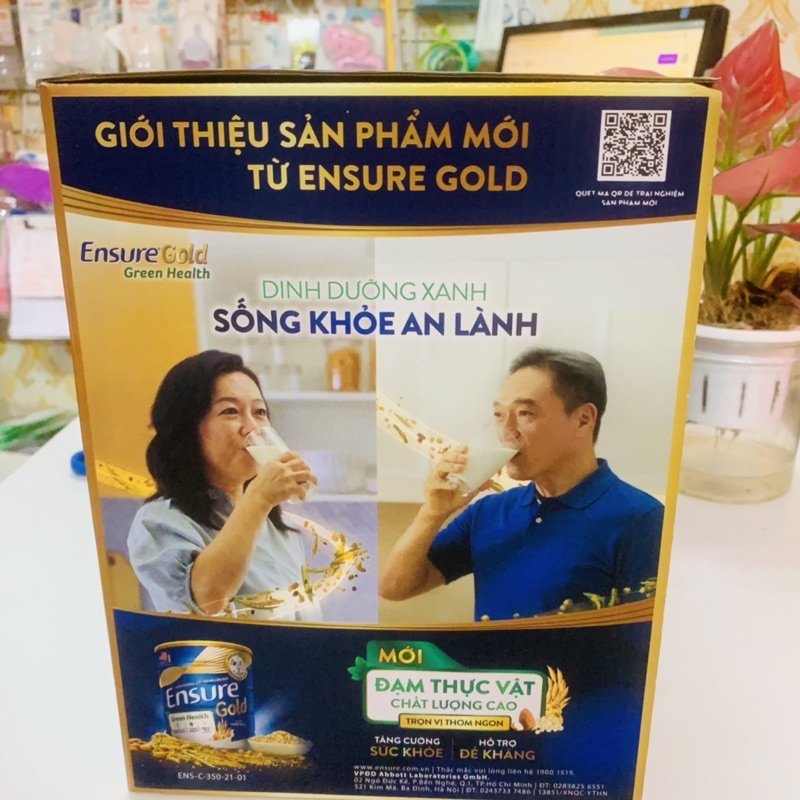 Sữa bột Ensure Gold Vani 850g date 2/2024