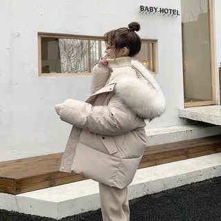 (ORDER) Áo khoác phao nữ siêu ấm cổ lông Style Hàn Quốc 2019 - Có ảnh thật