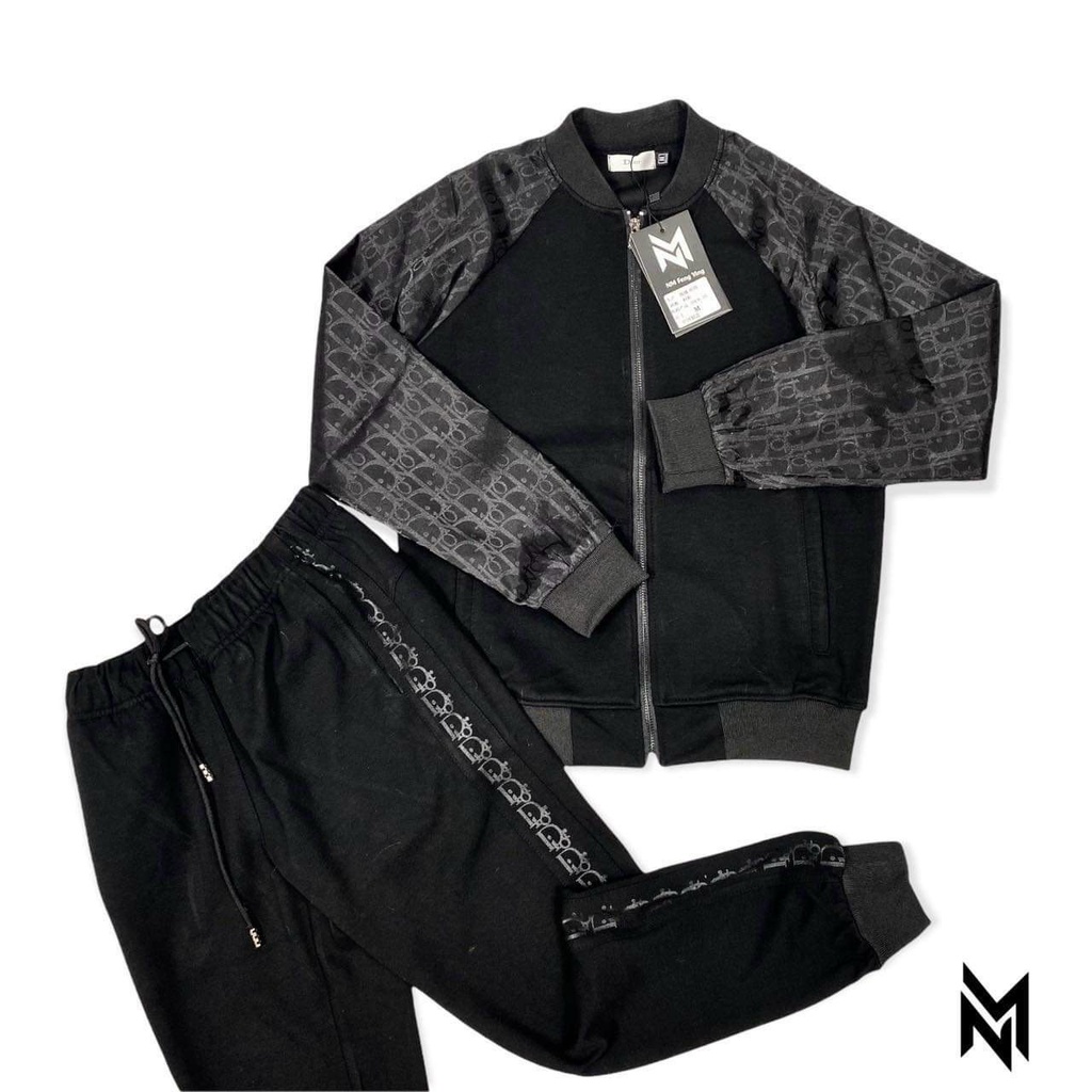 Đồ bộ nỉ nam - Bộ thu đông dài tay khóa DO chất liệu Nỉ Cotton bóng cao cấp phong cách trẻ trung năng động - HD04