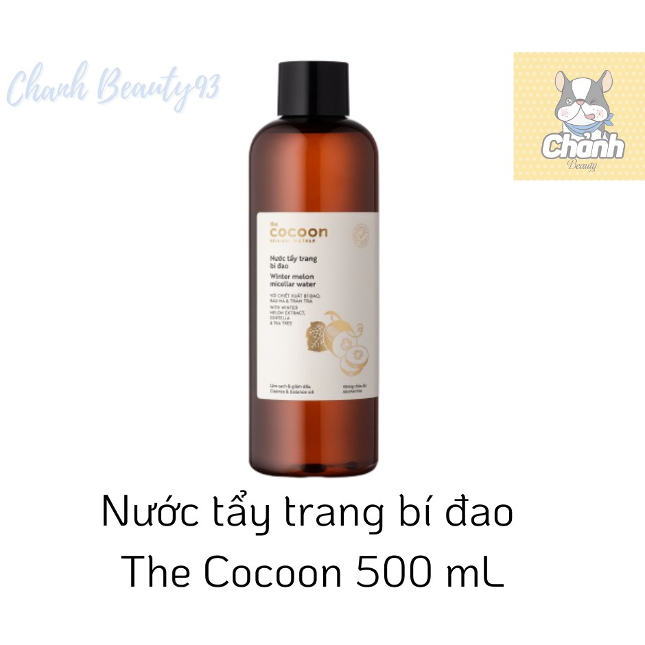 Nước tẩy trang bí đao The Cocoon 500 mL