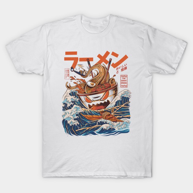 [KIS_HOODIE] Áo Thun Great Ramen off kanagawa T-Shirt Chất Liệu Cotton Cực Thoáng Mát Đủ Size Nam Nữ [NT044] [FREE SHIP]