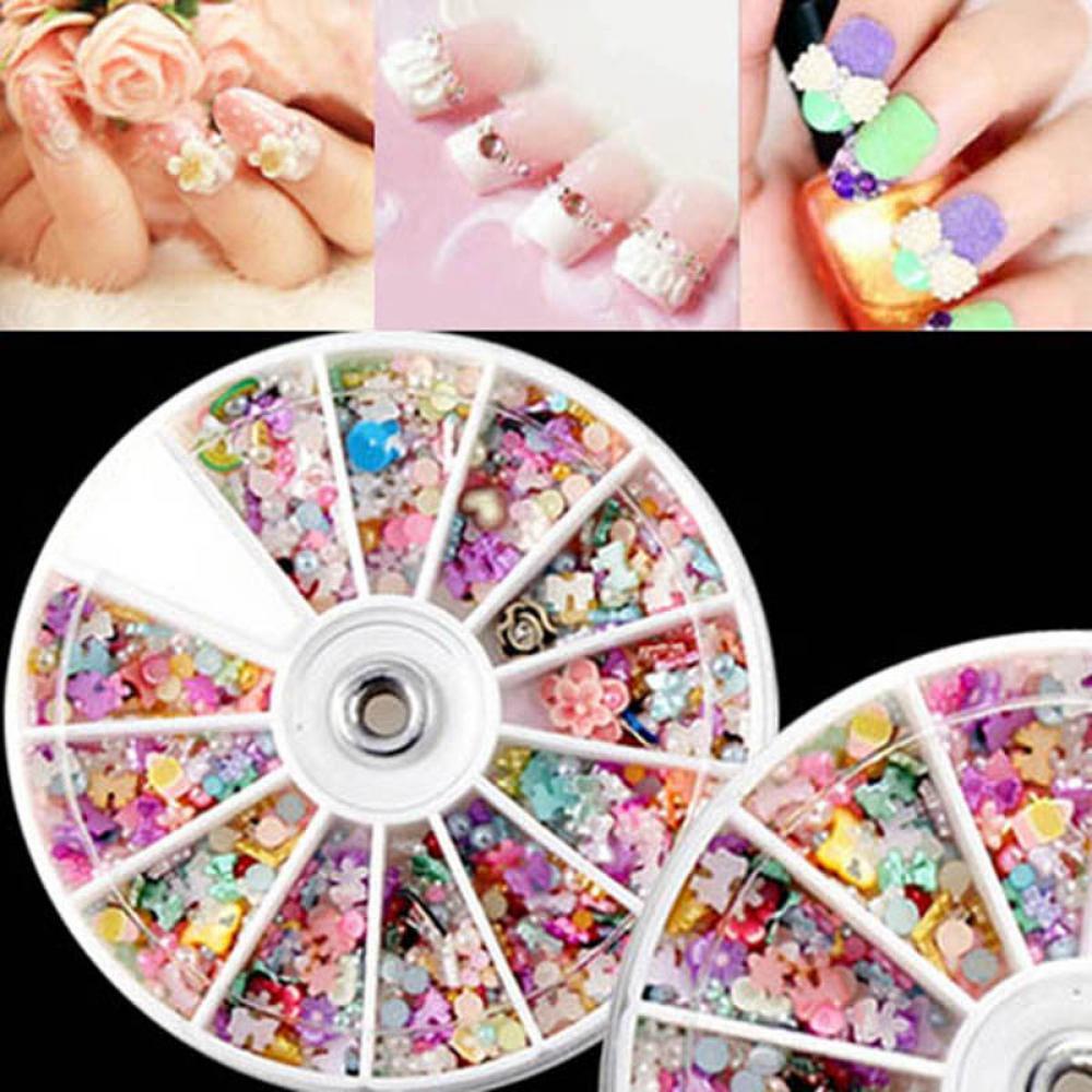 BSUNS Bộ 1200 HạT ĐíNh Trang Trí MóNg DIY