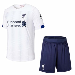 Quần Áo Bóng đá CLB Liverpool (Màu trắng) Sân khách - Mùa giải 2019/20 - Vải thun lạnh xịn