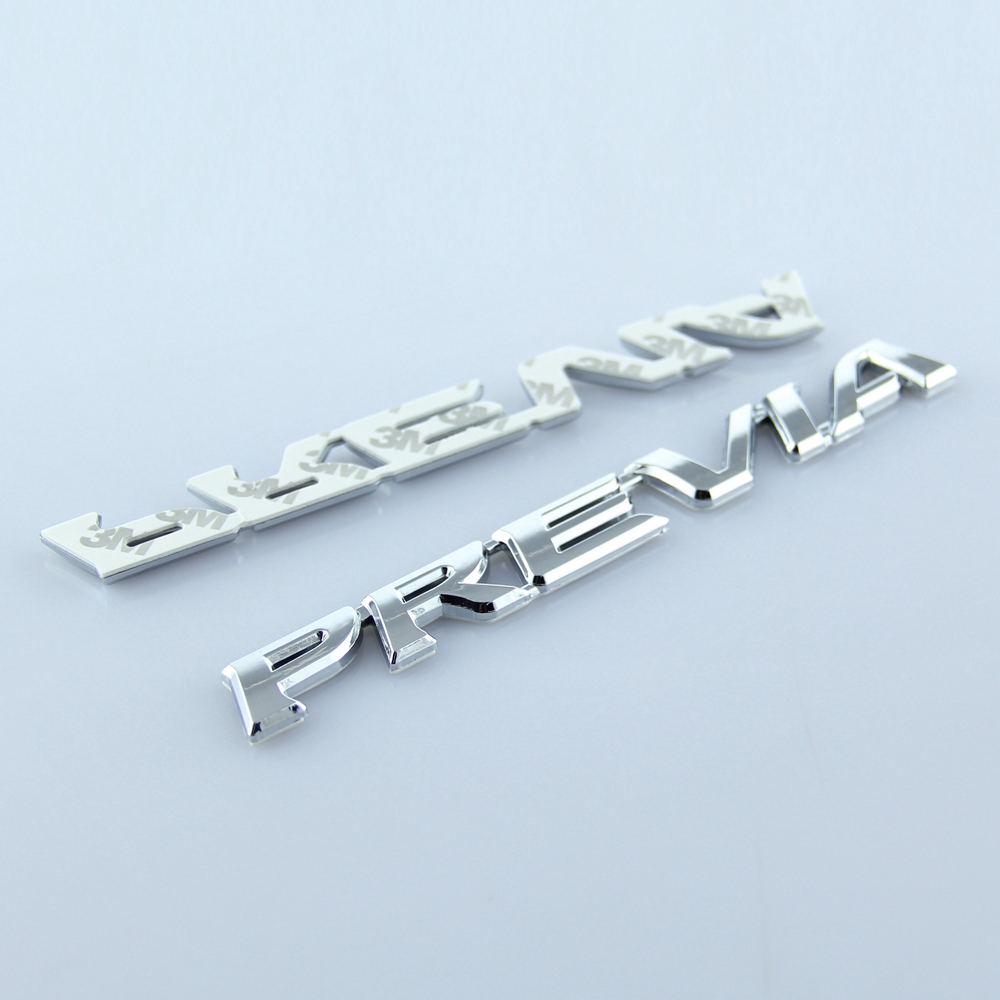 Logo Chữ Tiếng Anh Trang Trí Thân Xe Hơi TOYOTA Big PREVIA
