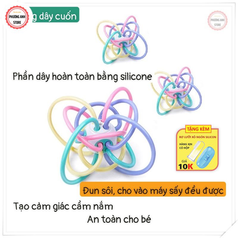 (Hàng Mới Về) BỘ GẶM NƯỚU LỤC LẠC SILICON SET 8 MÓN CÓ HỘP CHO BÉ 💛FREESHIP XTRA💛 HÀNG CHÍNH HÀNG BABY RATTLE CAO CẤP