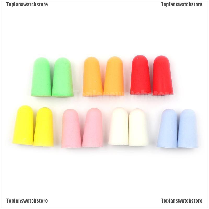 Set 20 Nút Bịt Tai Bằng PU Chống Ồn Tiện Dụng Khi Học Tập