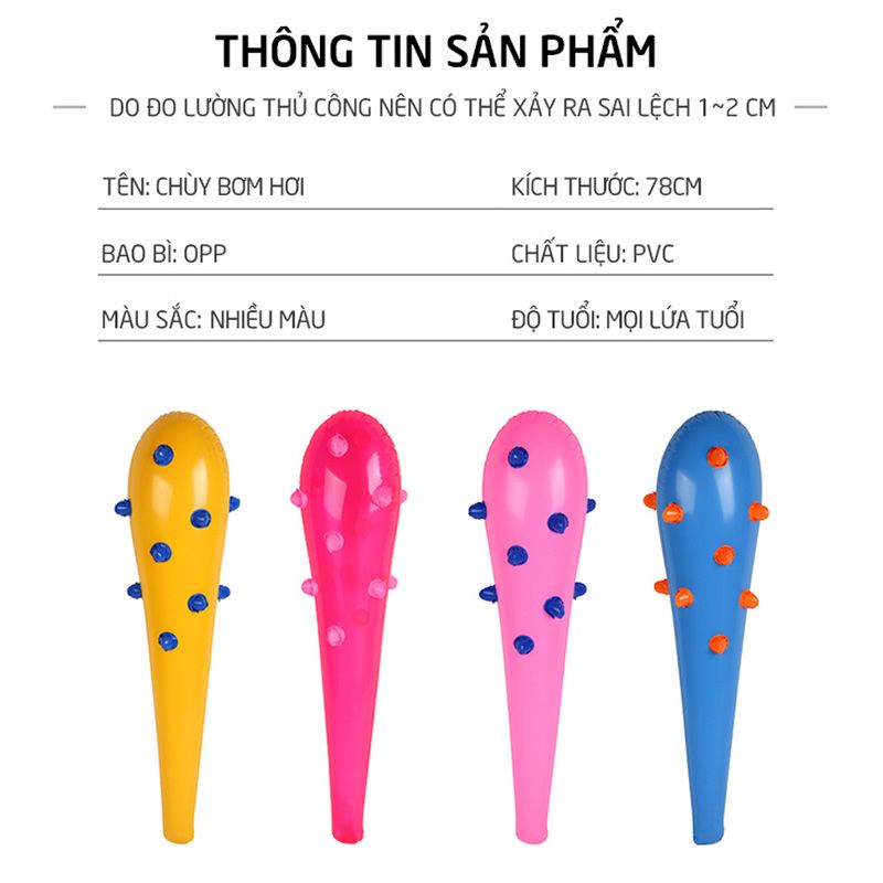 Đồ chơi bãi biển hồ bơi chiếc chuỳ 78cm đa sắc Sportslink