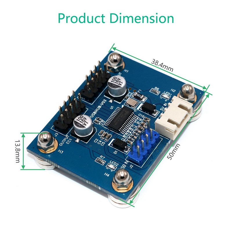 Bộ Chia 4 Cổng Usb 2.0 Với Đế Nam Châm | BigBuy360 - bigbuy360.vn