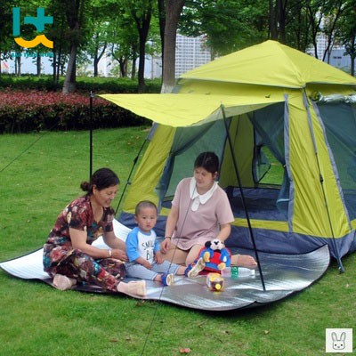 Thảm picnic, Chiếu ngủ văn phòng tráng bạc 2 mặt , đi du lịch, dã ngoại cách nhiệt có túi đựng kèm theo