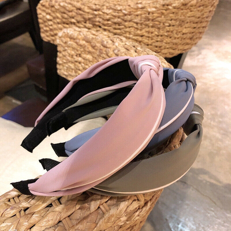 Băng Đô Cài Tóc Thiết Kế Nút Thắt Cổ Điển Phong Cách Hàn Quốc