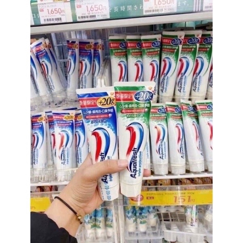 Kem đánh răng Aquafresh/ Muối Sunstar/ White&White