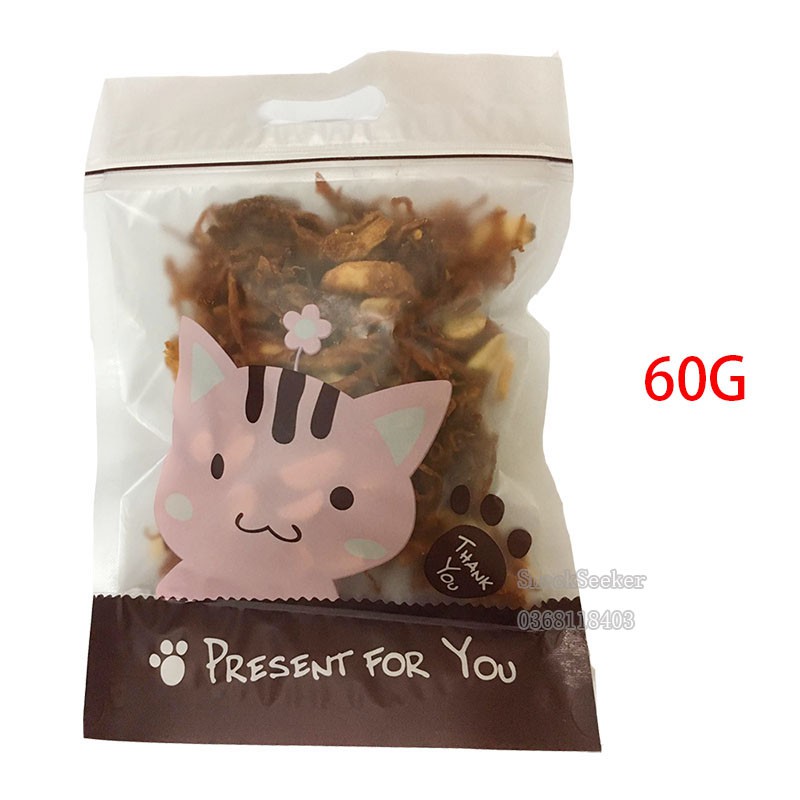 Khô heo cháy tỏi nhà làm - Snackseeker - Khô heo siêu ngon - túi 100gr, hộp 250gr và 300gr | BigBuy360 - bigbuy360.vn