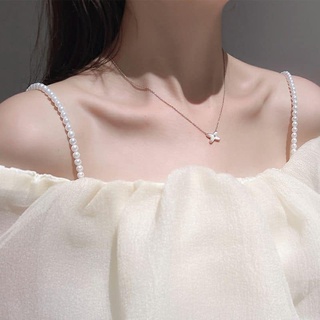 Dây áo ngực ngọc trai giả handmade thời trang ( 1 đôi - ảnh thật)