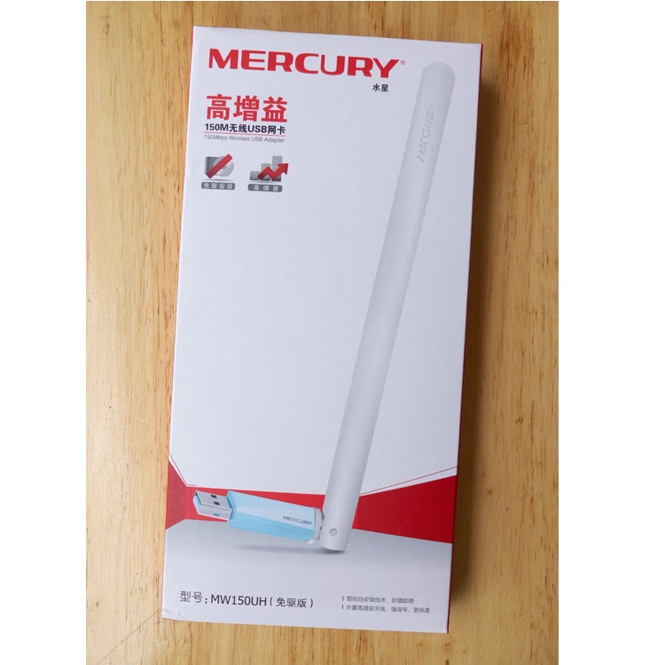 Card mạng không dây gắn ngoài Mercury driver USB không dây gắn ngoài bộ thu tín hiệu wifi cho máy tính để bàn