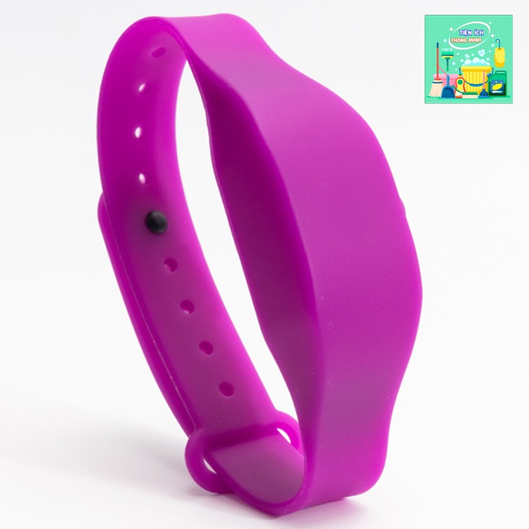 Vòng đeo tay Silicone đựng nước rửa tay khử trùng cho trẻ em/người lớn - TT853