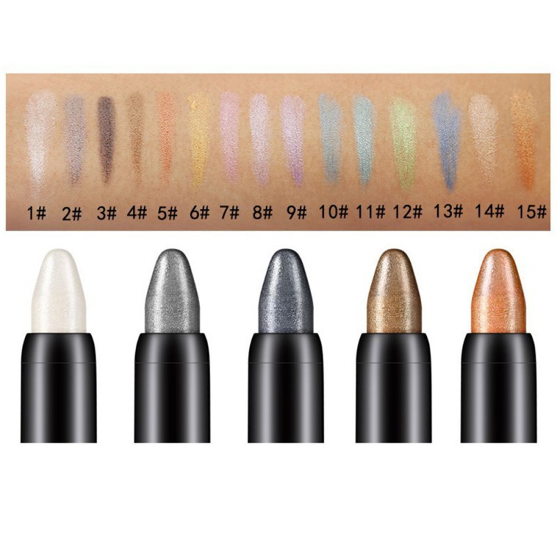 [Hàng mới về] Bút kẻ mắt kiêm phấn bắt sáng với nhiều màu lựa chọn độc đáo