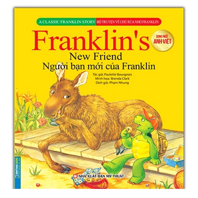 Sách - Combo 2c Bộ truyện về chú rùa nhỏ Franklin - Franklin trả lại máy ảnh và Người bạn mới của Franklin