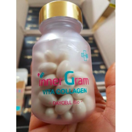 Viên Uống trắng da cấp nước inner gram vita collagen daycell | BigBuy360 - bigbuy360.vn