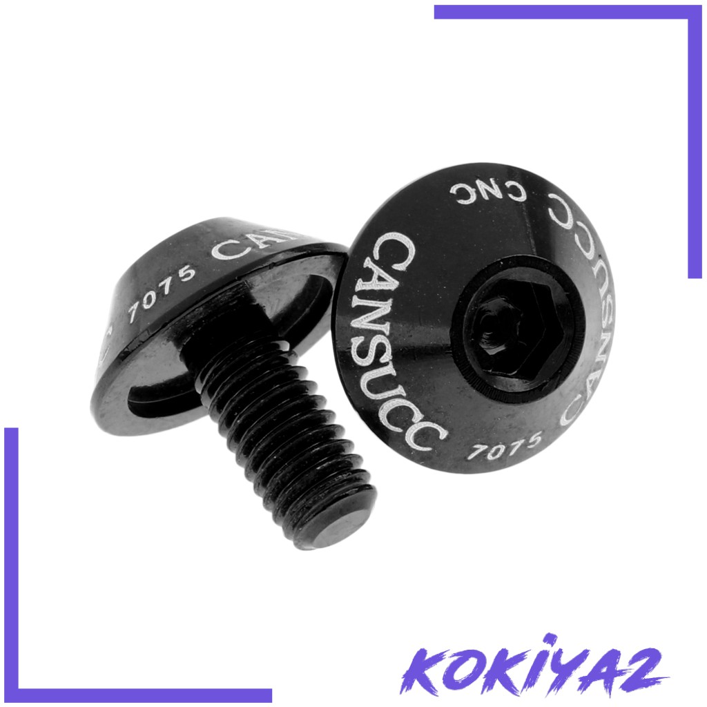 Bộ 4 Bu Lông Ốc Vít Gắn Giá Đỡ Bình Nước Xe Đạp Bằng Hợp Kim Nhôm M5x10mm Kokiya2