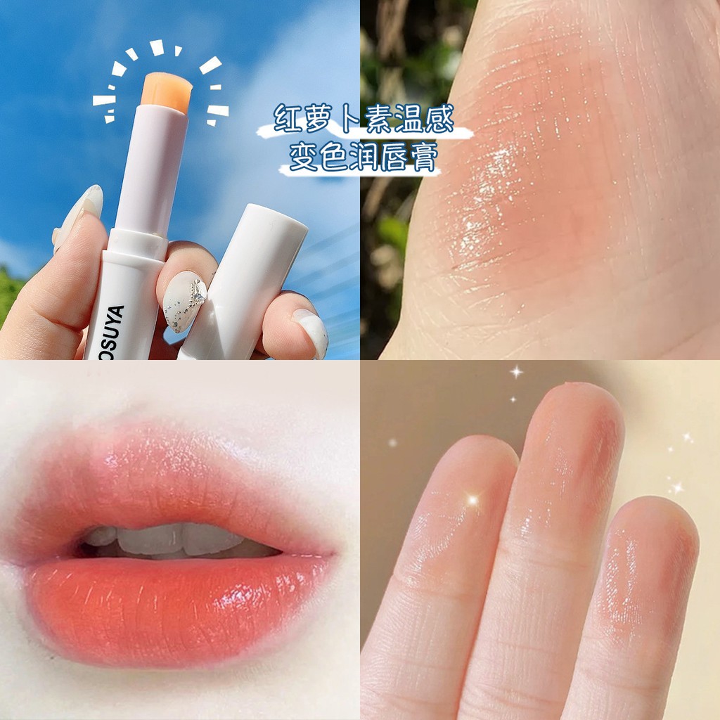 (Hàng Mới Về) Son Dưỡng Môi Màu Cà Rốt Thay Đổi Theo Nhiệt Độ Dành Cho Nam Và Nữ | BigBuy360 - bigbuy360.vn