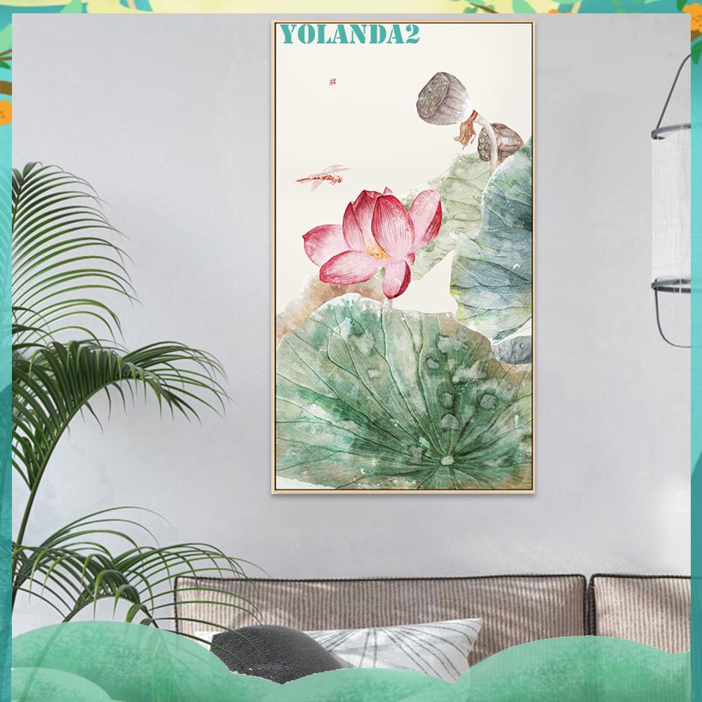 Toàn Bộ Bộ Tranh Thêu Chữ Thập 11CT Hình Lá Sen