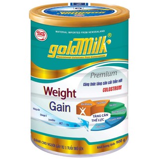 Sữa goldmilk weight gain 900g sữa người gầy - dâu tây shop