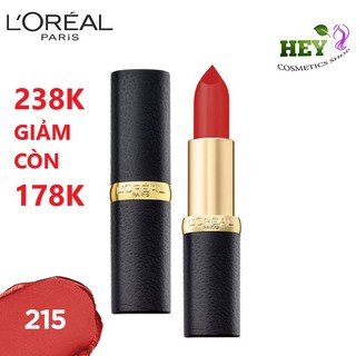 SON LÌ MỊN LOREAL 215 ĐỎ CAM