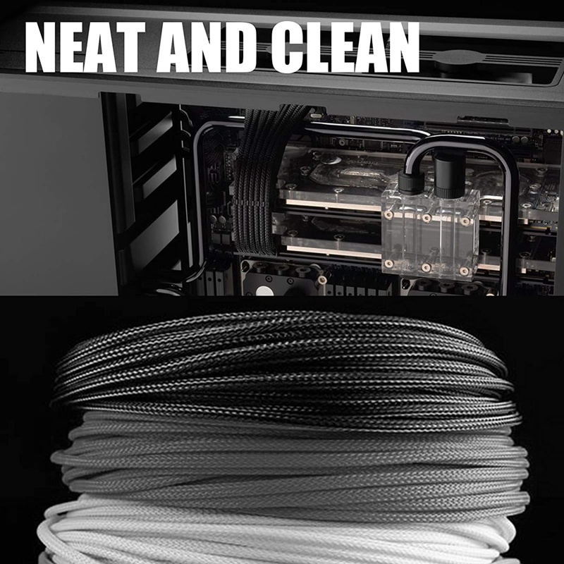 Dây Cáp Nối Dài 30CM Kèm Lược Nguồn 24Pin 8Pin (4 + 4) 8Pin (6P + 2P) Cho Nguồn ATX
