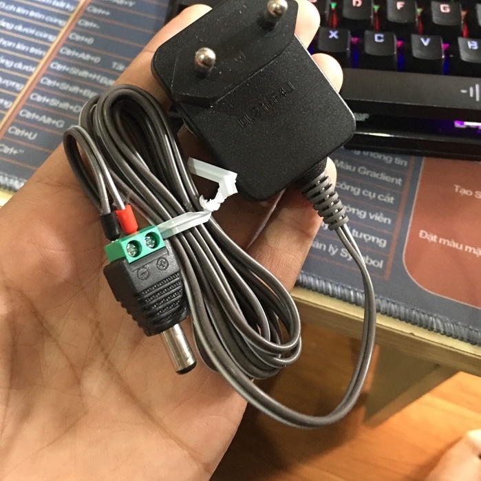 Nguồn Adapter 5.5V500mA  Chế Jack 5.5x2.1MM Panasonic 5.5V 500mA - ShopLinhKienM2M
