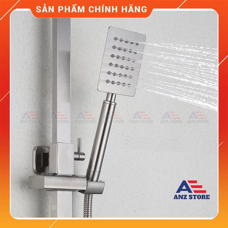 BỘ SEN CÂY TẮM MƯA ĐỨNG INOX 100% SUS-304 MẪU VUÔNG VIAS - VA9020 - VIỆT Á