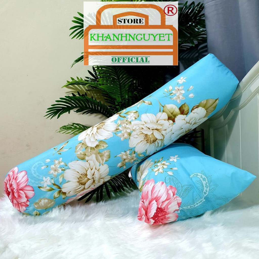 Vỏ gối ôm poly cotton 1mx35cm - 1 CHIẾC