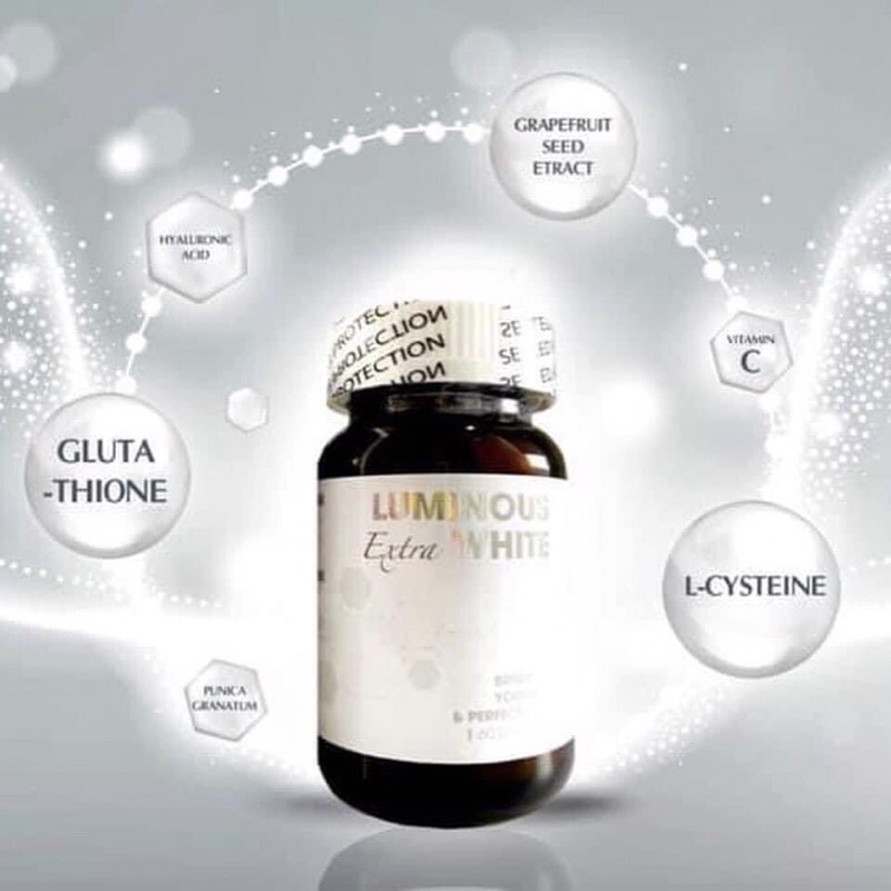 Viên Uống trắng da Luminous Extra White 60 Viên Giúp Trắng Da mờ Nám Mờ Đốm Nâu