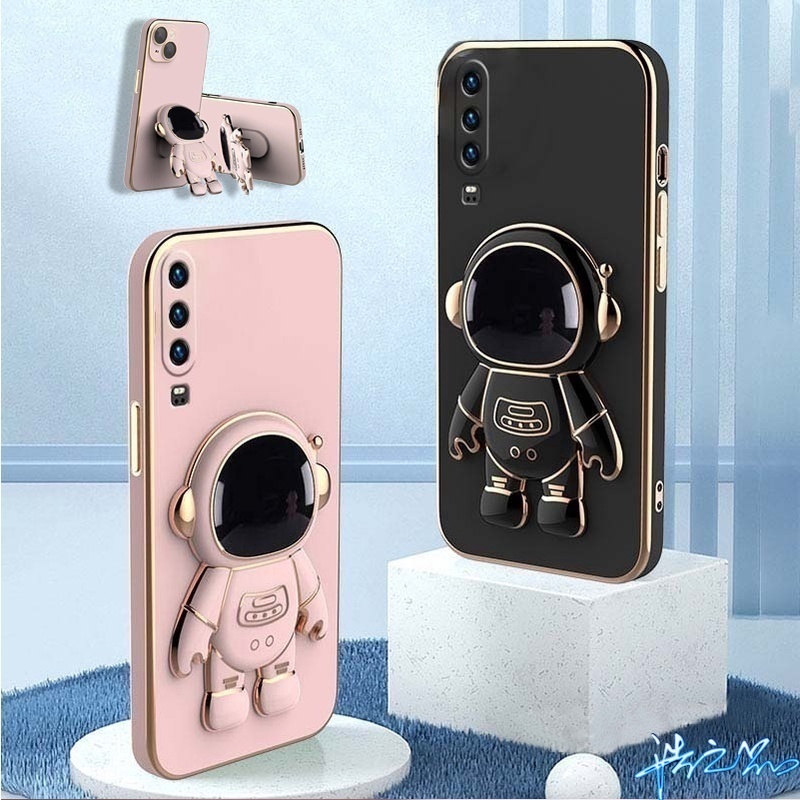 Ốp Điện Thoại Có Giá Đỡ Mạ Điện Hình Phi Hành Gia 6D Sáng Tạo Cho Vivo Y11 Case Y15 Case Y12 Case Y17 U10 2022